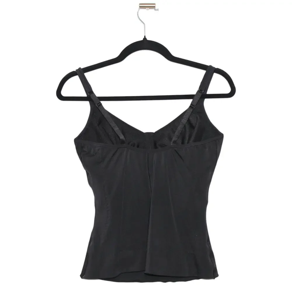 Body by Nancy Ganz Shaper Tank Top with Underwire Bra Black Size 38C